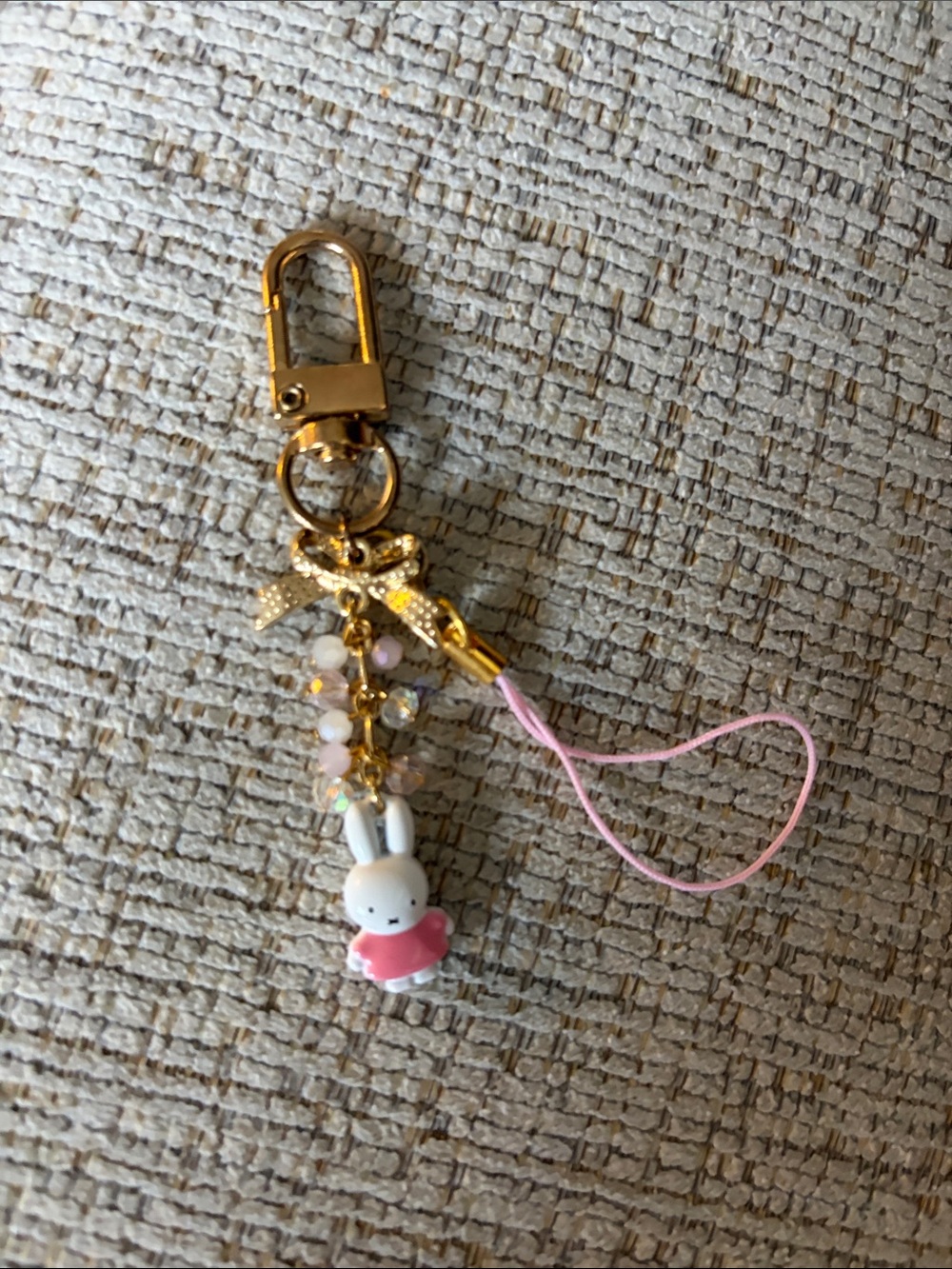 Miffy bunny charm clasp